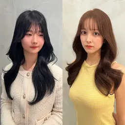 👑人気No.1👑似合わせカット🩵透明感カラー🌈髪質改善4ステップトリートメント🫧韓国/ロング/レイヤー/ボブ