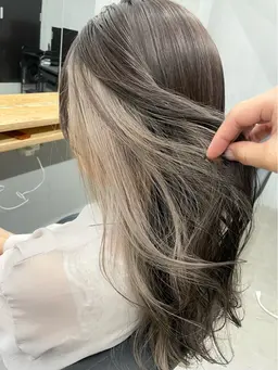 似合わせカット + ケアカラー + インナーカラー + 5step TOKIOトリートメント