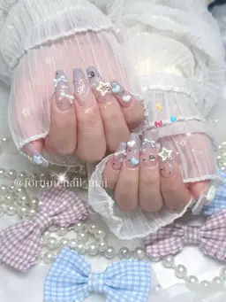 🎀オフありハンドワンホンガーリーちゅるん120分持ち込みデザイン(アート目安10本)🐩💭🎀