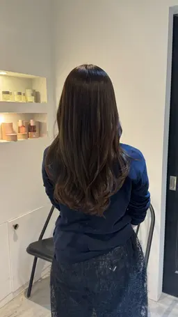 透け感たっぷりのイルミナカラー＋ケラスターゼトリートメント🫧