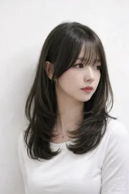 【🍃赤みが嫌いな方はこちら🍃】韓国風レイヤーカット＋透明感ワンカラー+クイックトリートメント🌿🫧