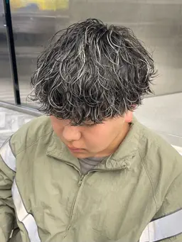 🌀カット+スパイラルパーマ🌀【シャドウパーマ】学校や職場でパーマが禁止されてる方おすすめです！🔥