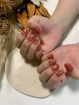 ワンカラーorラメグラデ