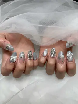 【1/24~1/31限定🩵】《ハンドネイル》定額デザイン［岡山市北区柳町・中央町］