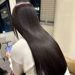 【さら艶 髪質矯正】カット＋ストレート パーマ✨