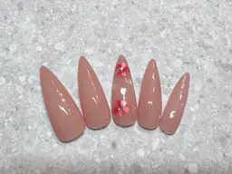 ☆美爪☆チップ長さ出しシンプルネイル