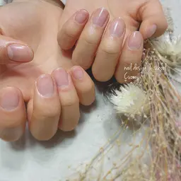 他店ジェルオフ【ネイルケア付き】ベースコート仕上げ