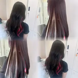 【冬休み🎀イメチェン♡ちらっと可愛い❄️】インナーエクステ🍒