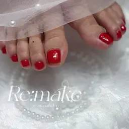 🤍foot ワンカラー/グラデーション (付け替えオフ付き)🤍