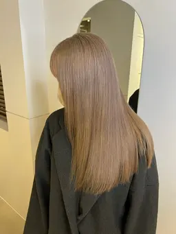 【大人ハイトーンはこちら⭕️】カット+1ブリーチ+全体カラー+トリートメント