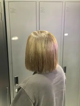 ダブルカラー(ブリーチあり、なし)