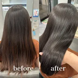 『迷ったらコレ！』人気No.1✨️カット+フルボ酸カラー+髪質改善トリートメント