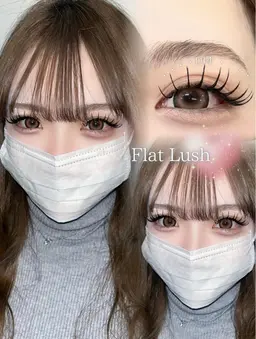 ︎新規様限定価格🖤フラットラッシュ80本🪽《オフ込》🐈‍⬛担当大石 insta▶@toa.014_luica