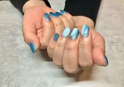 ジェルネイル　マグネット（ドライケア込み、オフなし）