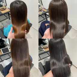 カット+ケア縮毛矯正 + 4ステップトリートメント