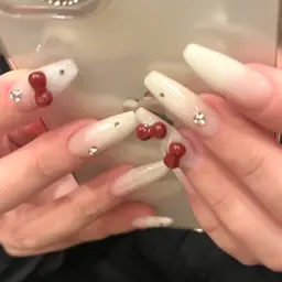 𝜗𝜚フレンチネイル/ベイビーブーマー【オフ別部】 ミラー、タグフレンチ変更可