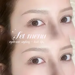 〖minimo限定✨️〗ラッシュリフト+眉スタイリング(パリジェンヌ変更+550円)🎀アンフルール全店舗初来店の方限定