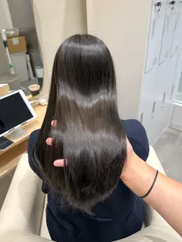 【髪質改善】髪質改善repairカラー +髪質改善repair 5stepトリートメント