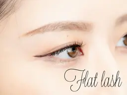 💜フラットラッシュ100本/アイパック&コーティング付💜オフ無料/全カラーエクステ変更可能✨