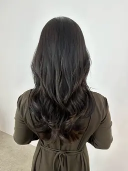 【平日、セミロング、ロングヘア限定】韓国レイヤーカット+韓国コテ巻きデジタルパーマ（シャンプーブロー込み）