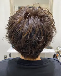 MEN'S 人気No.1    カット+ツイストスパイラルパーマ