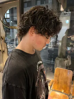 【人気爆発中🥇メンズ限定】カット×パーマ×トリートメント#サーフカール#シャドウパーマ#スペインカール