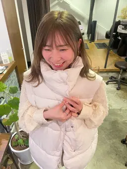 👷♂️ケアブリーチ+透明感カラー🚧🔩🔨⚠