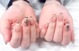 ワンカラーorラメグラスキニフレンチ(オフあり90分)