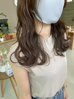 韓国風カット+アディクシーカラー　12650円　【ツヤ髪】