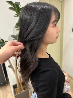 カット➕大人可愛いインナーカラー🏆（全体ワンカラー）