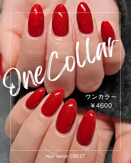 (オフあり)【オープン記念】オフ込み☆シンプル可愛い♪ワンカラー(ハンドネイル)4950円→4600円