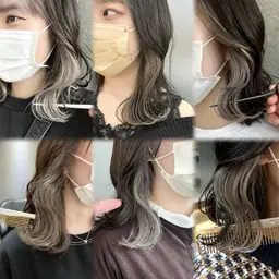 ❣️ミニモ学割❣️インナーカラー🌈 +高発色ワンカラー❤️+高保湿トリートメント【前髪/韓国/ケアブリーチ】