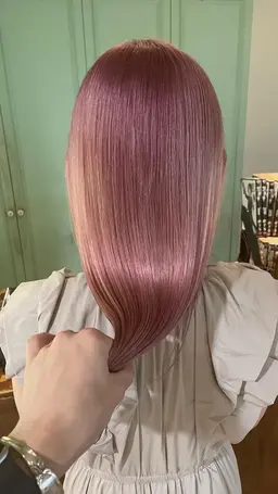 ✨ミニモ限定✨理想のうる艶髪へ♪ワンカラー+メテオ酸熱トリートメント🌈ロング料なし&U24割