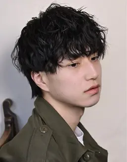 メンズカット+パーマ