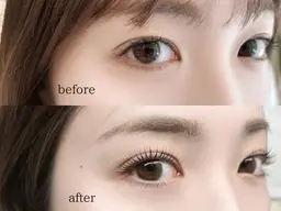 束感まつ毛パーマ