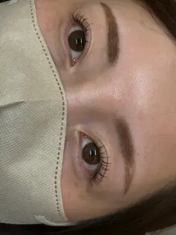 速乾トリートメント付き　フラットラッシュ両目合わせて120本