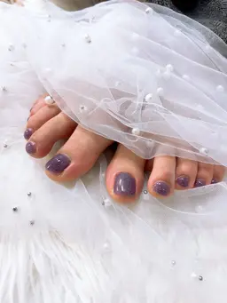 フット!!フラッシュネイル、マグネットネイル✨️(オフなし)