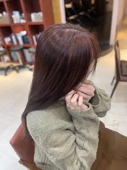 【💙韓国風ストレートヘア💙】サラサラ美髪縮毛矯正✨️＋髪質改善トリートメント🫧＋marbb付き️🫧