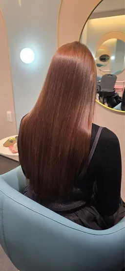 縮毛矯正+髪質改善トリートメント