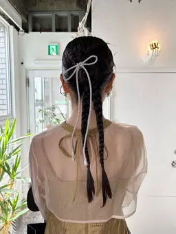 ヘアアレンジ(希望のスタイルがある場合1週間前にご予約お願いします🙇‍♀️)飾りはお客様持参になります