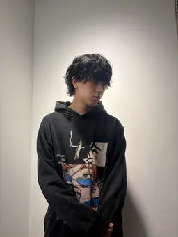 メンズマッシュウルフ