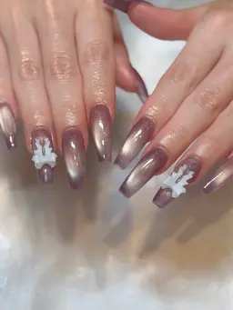 チップ長さだし10本モデル募集 マグネットorフラッシュワンカラー オフケア込み