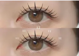 【韓国風束感仕上げ🎀オフ無料】フラットラッシュ80分マツエク付け放題 ¥6980