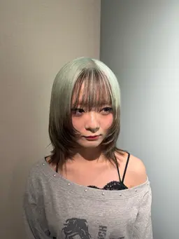 ハイブリーチダブルカラー（ケアブリーチ2回）＋トリートメント