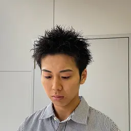 スパイキーショート×ツイストパーマ