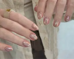 ちゅるんちゅるん　ミラーネイル