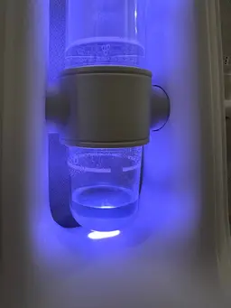 ハイドロスプラッシュ毛穴洗浄　撮影モニター