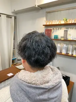 カット+特殊パーマ