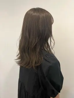 【人気No,1menuダメージレスな髪に◎】cut＋髪質改善Addicthy color＋Aujua treatment