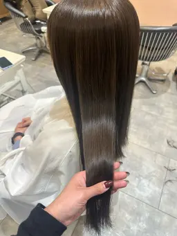 〖カット&ヘアカラー〗×Aujua髪質改善トリートメント×頭浸浴‪𓂃 𓈒𓏸